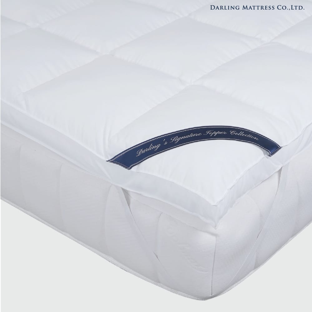 ท็อปเปอร์รองนอน 6 ฟุต DARLING MATTRESS รุ่นขนห่านเทียมหรือนาโนเจลรุ่นนุ่มฟู_6